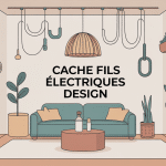 Intérieur moderne avec cache fils electriques design élégant