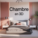 chambre en 3d illustration immersive moderne