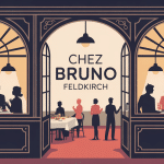 ouverture chez bruno feldkirch restaurant illustration ambiance conviviale
