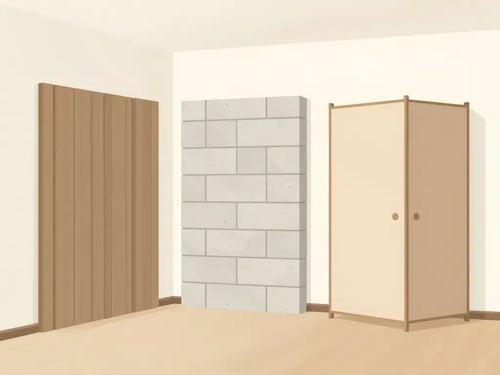 Illustration solutions cloison phonique et performances