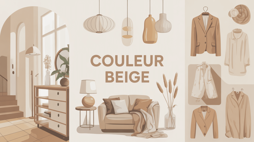 couleur beige comment faire illustration décoration mode design créatif