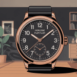 Horloge flip flap moderne ambiance rétro design