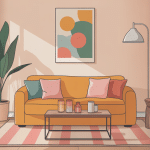 housse de clic clac 140x200 dans salon contemporain