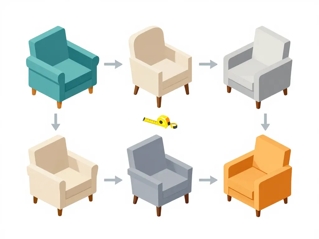 housse fauteuil accoudoir tissus types et prise de mesures