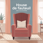 housse fauteuil accoudoir chic protégé dans salon lumineux