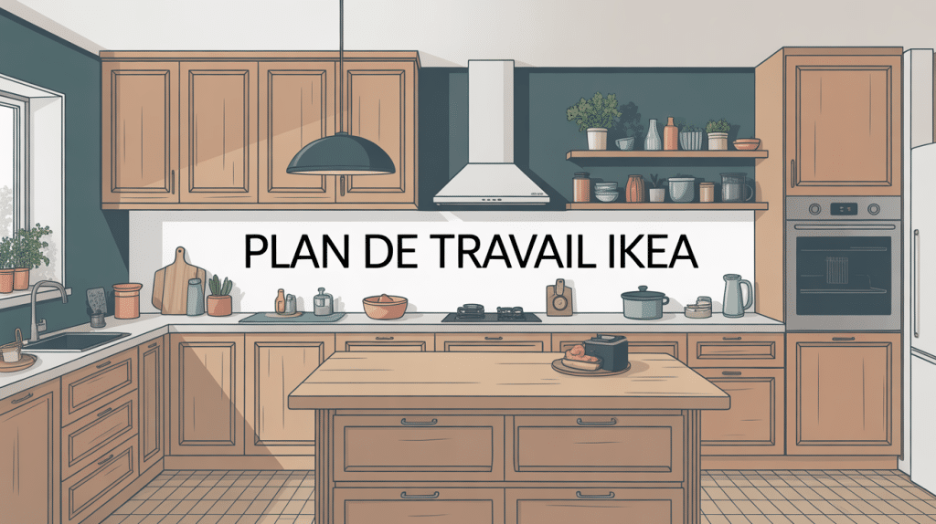 ikea cuisine plan de travail vue d'ensemble design