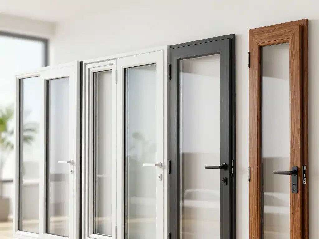 Vue matériaux finitions Janneau Menuiseries PVC alu bois