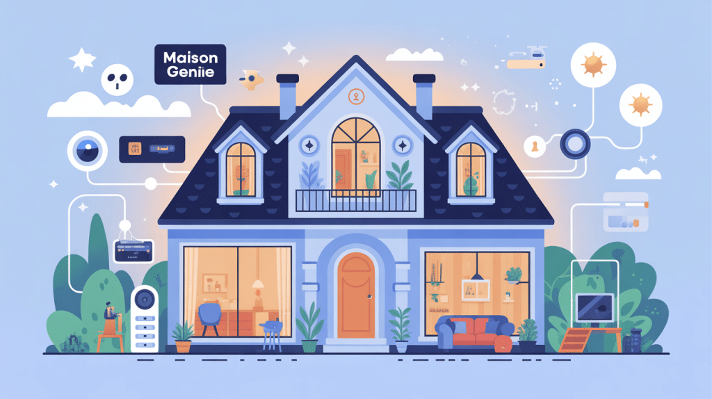 maison génie vue globale maison intelligente domotique