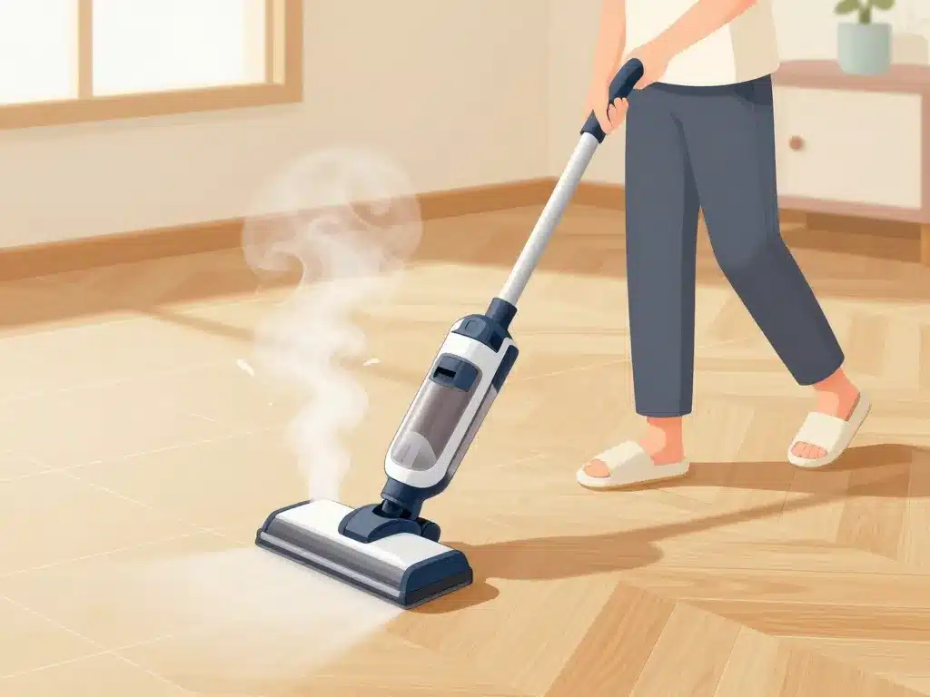 Meilleur balai vapeur sans fil sur divers sols atouts visuels