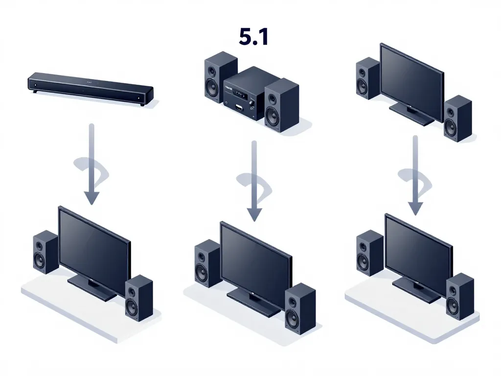 meilleur home cinema comparaison types systèmes diagramme
