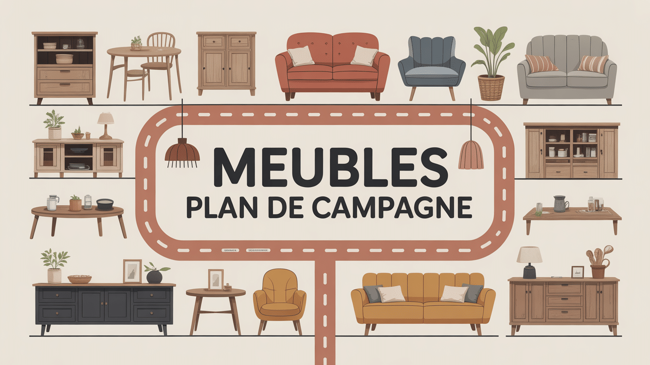 Meubles Plan de Campagne illustration ambiance choix