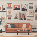 Mur cadre photo décoratif moderne élégant