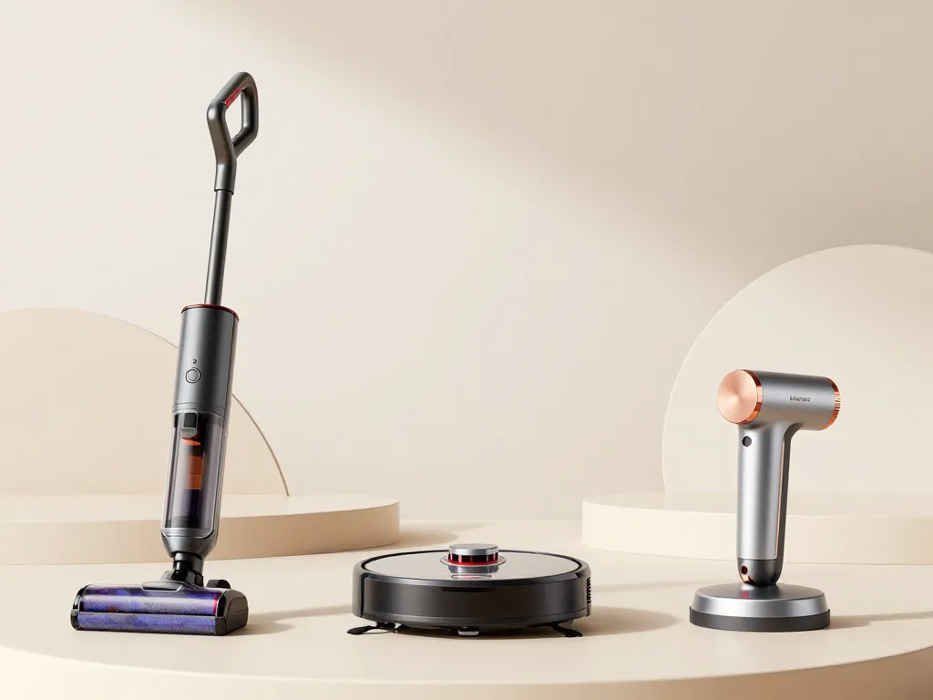 Comparatif gammes aspirateur Honiture balai robot main