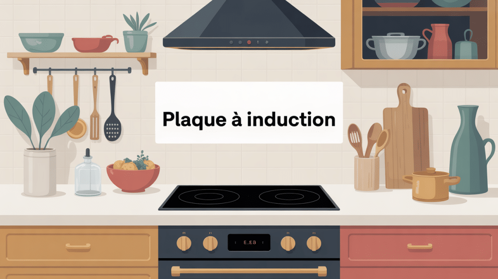 Plaque induction comment choisir illustration cuisine moderne