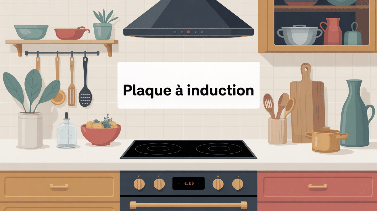 Plaque induction comment choisir illustration cuisine moderne