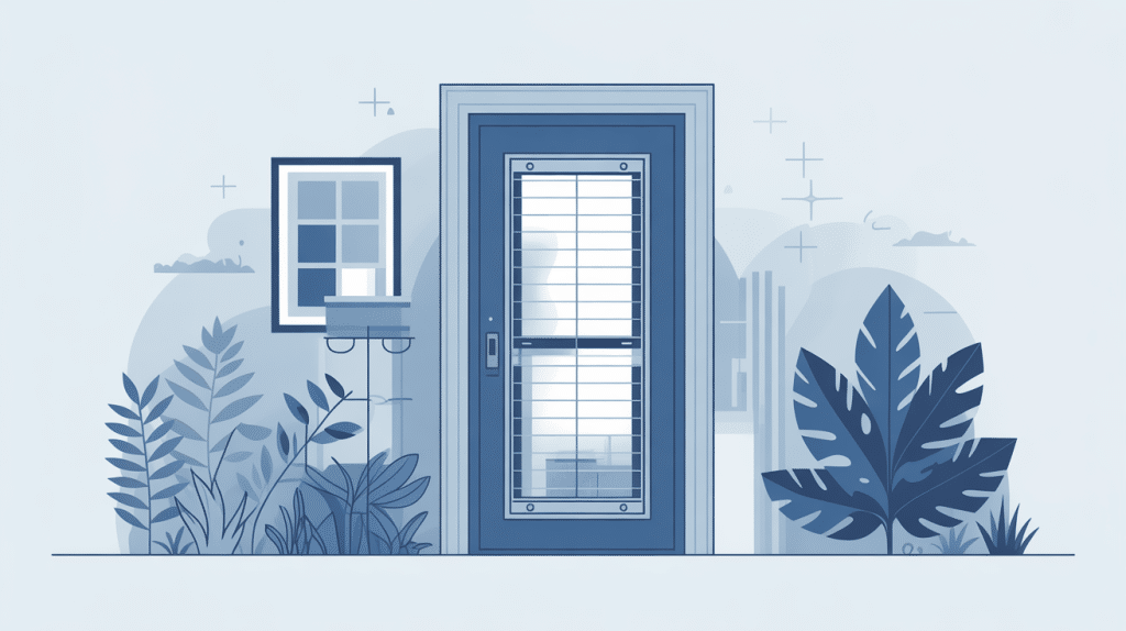 Porte blindée Dierre moderne pour maison ou appartement