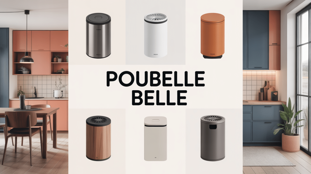 poubelle belle design moderne intégrée décoration
