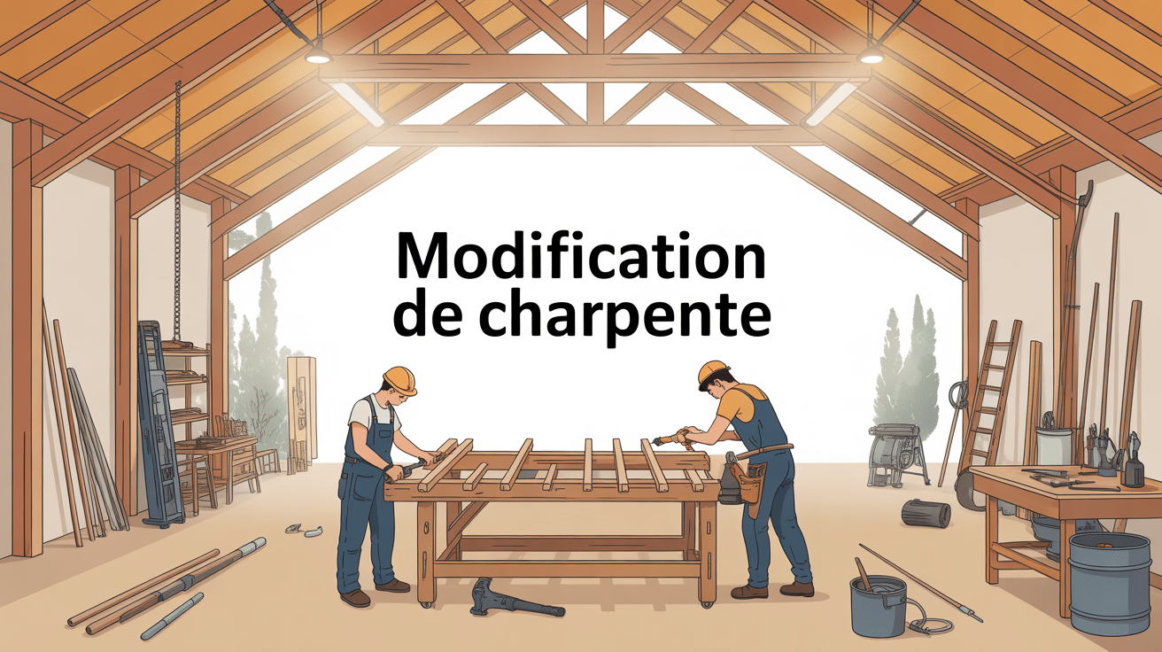 prix modification charpente chantier artisans