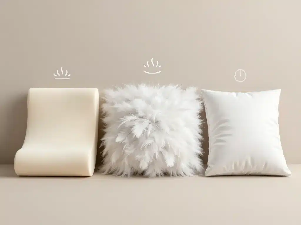 Quel est le meilleur oreiller mémoire de forme plume synthétique