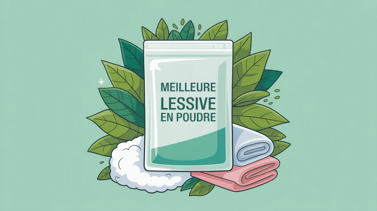 quelle est la meilleure lessive en poudre illustration efficacité et écologie