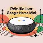 Illustration centrale reinitialiser google home mini