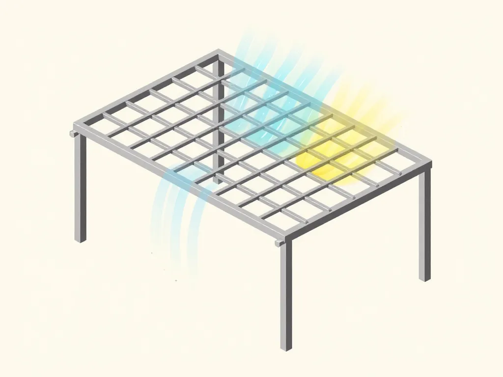 schema concept toiture pergola bioclimatique à lames
