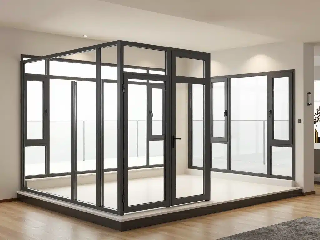 Gamme Schüco aluminium PVC en situation