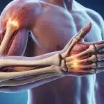 illustration douleur au poignet sans gonflement os ligaments nerfs