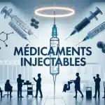 illustration seringue pré-remplie médicaments injectables