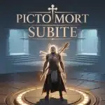 Illustration Picto Mort Subite personnage RPG avec effets lumineux