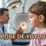 enfant avec medecin ORL et drain transtympanique pose de yoyos