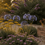 massif de plantes plein soleil sans arrosage au jardin sec
