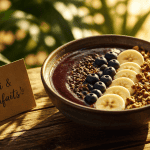 acai bowl granola banane myrtilles