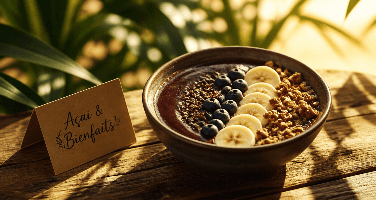 acai bowl granola banane myrtilles