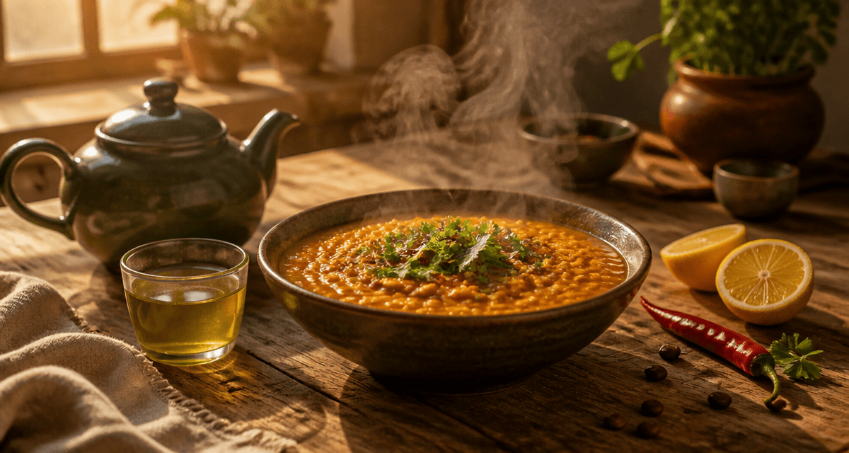 aliments brûle graisse curry lentilles thé vert