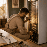 depanneur frigo inspecte réfrigérateur cuisine