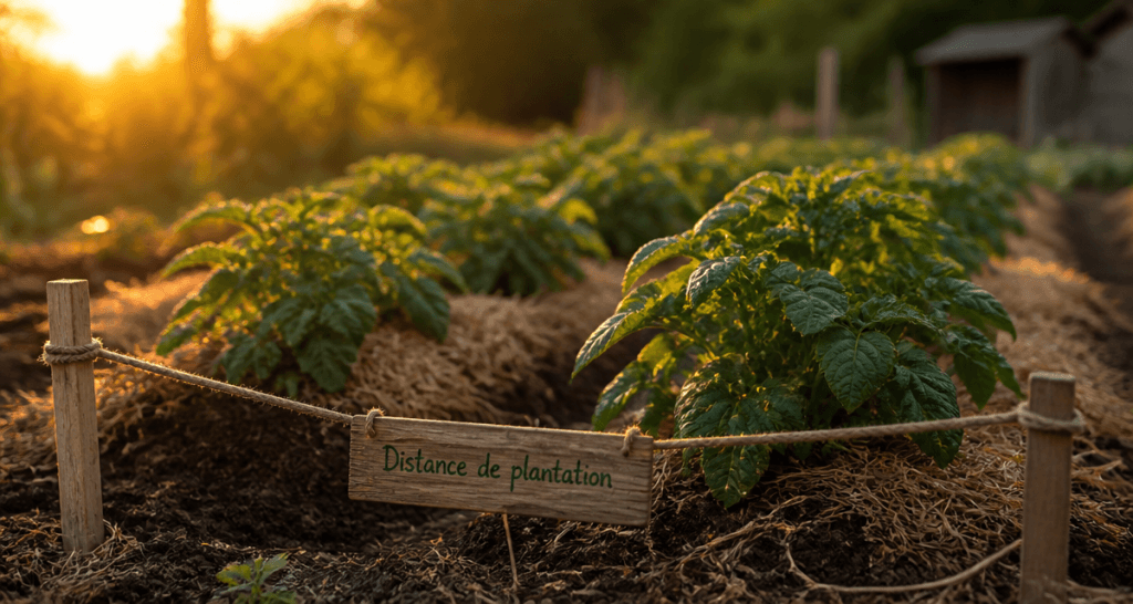 Distance plantation pomme de terre rangs espacés