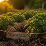 Distance plantation pomme de terre rangs espacés