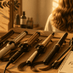 fer bouclant différents modèles sur coiffeuse