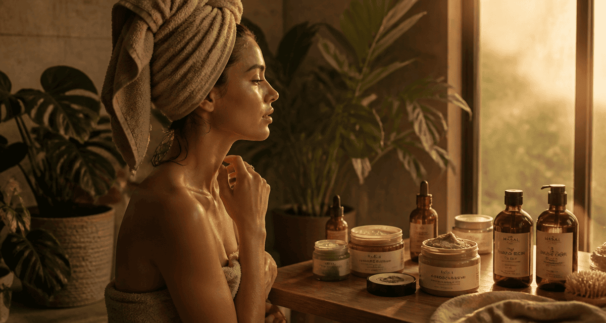 meilleur masque cheveux femme serviette