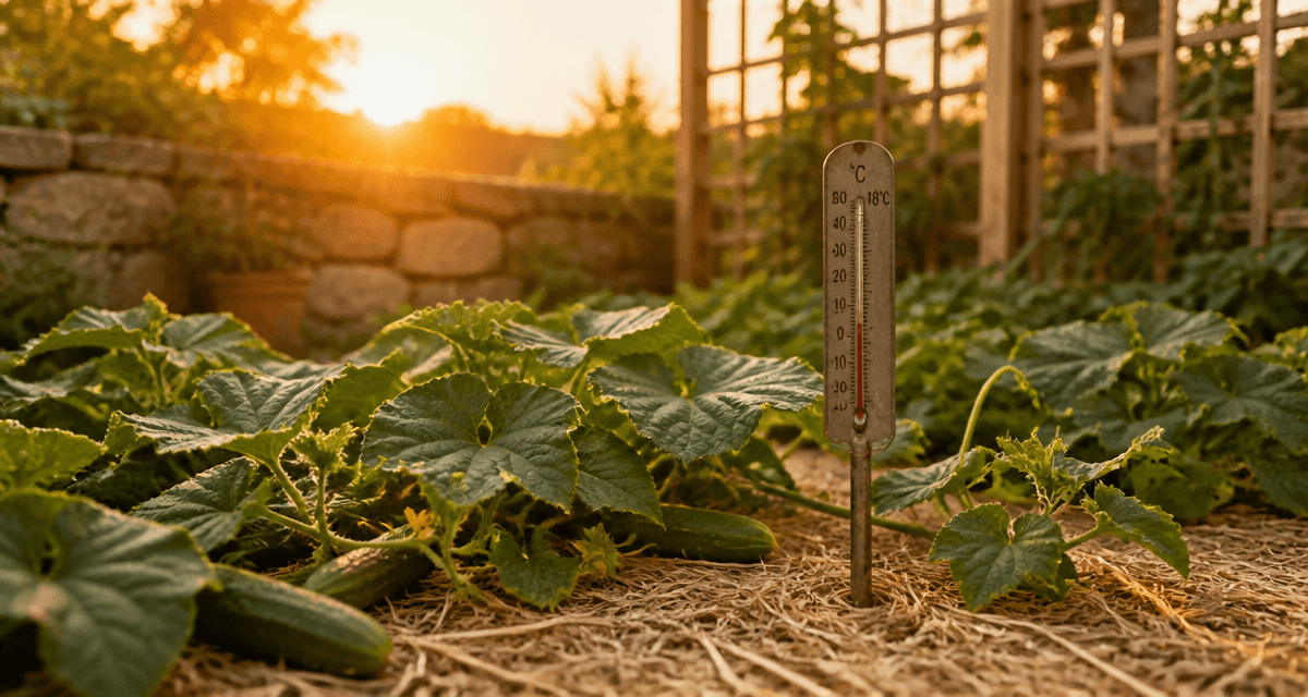 quand planter concombre au potager en été