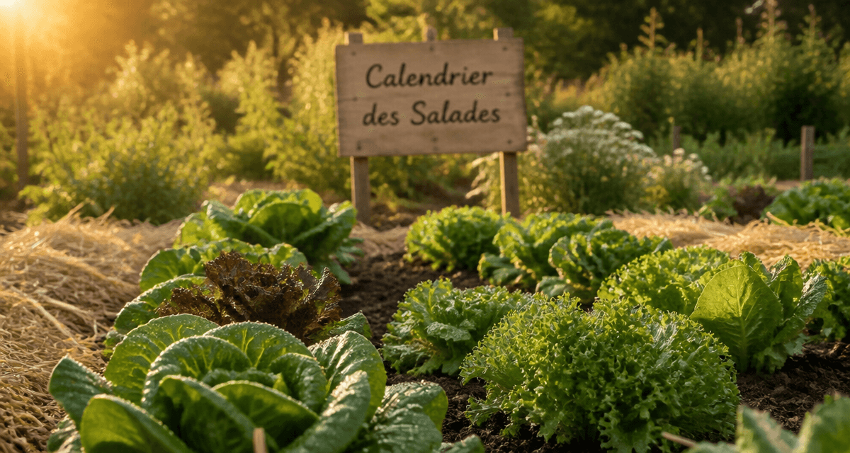 quand planter des salades rangs variés au jardin