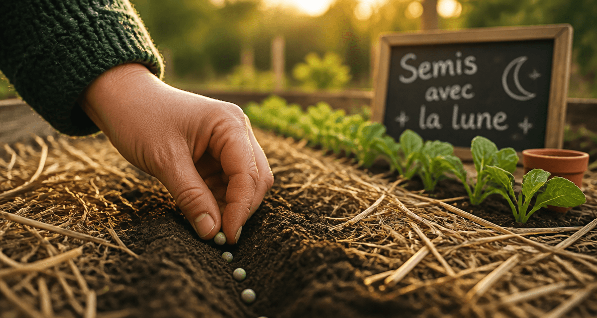 quand semer les petit pois avec la lune en potager