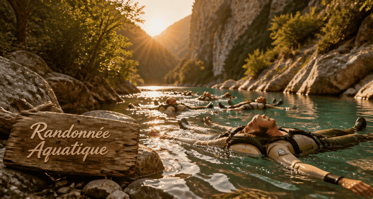 Rando aquatique groupe Gorges du Verdon