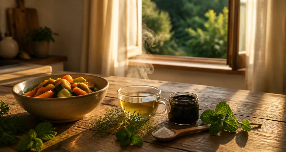 comment degonfler du ventre aliments naturels tisane