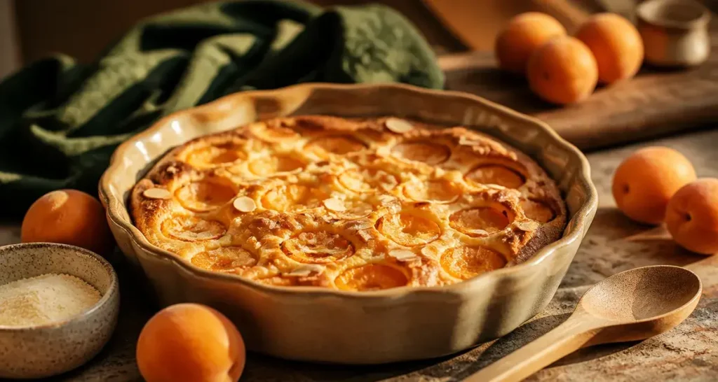 Dessert abricot : clafoutis aux abricots et amandes