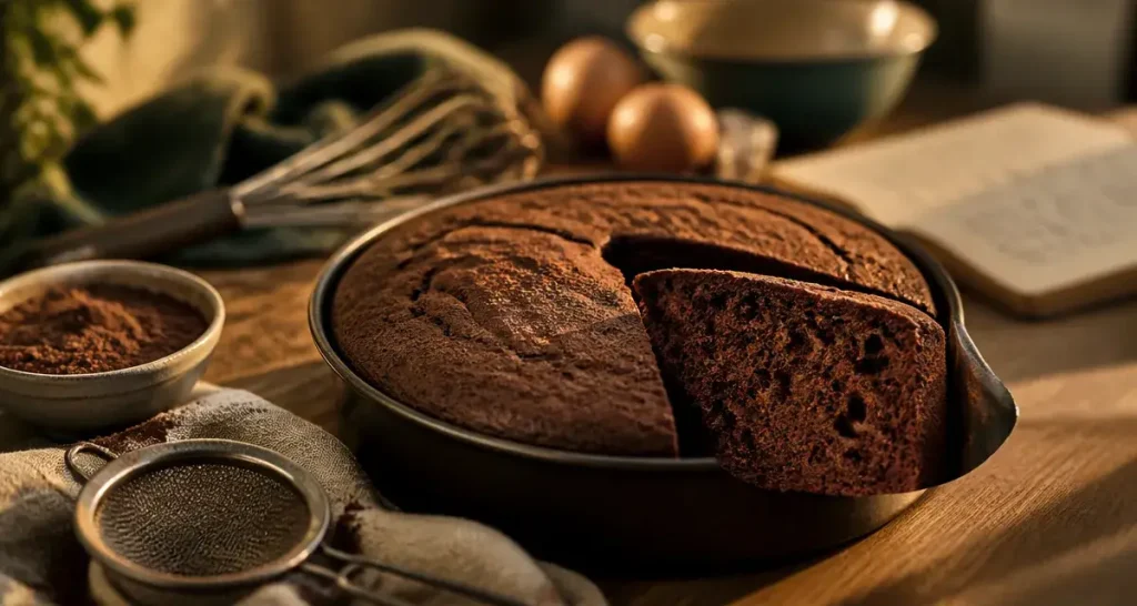 Gateau cacao moelleux sans chocolat pâtissier