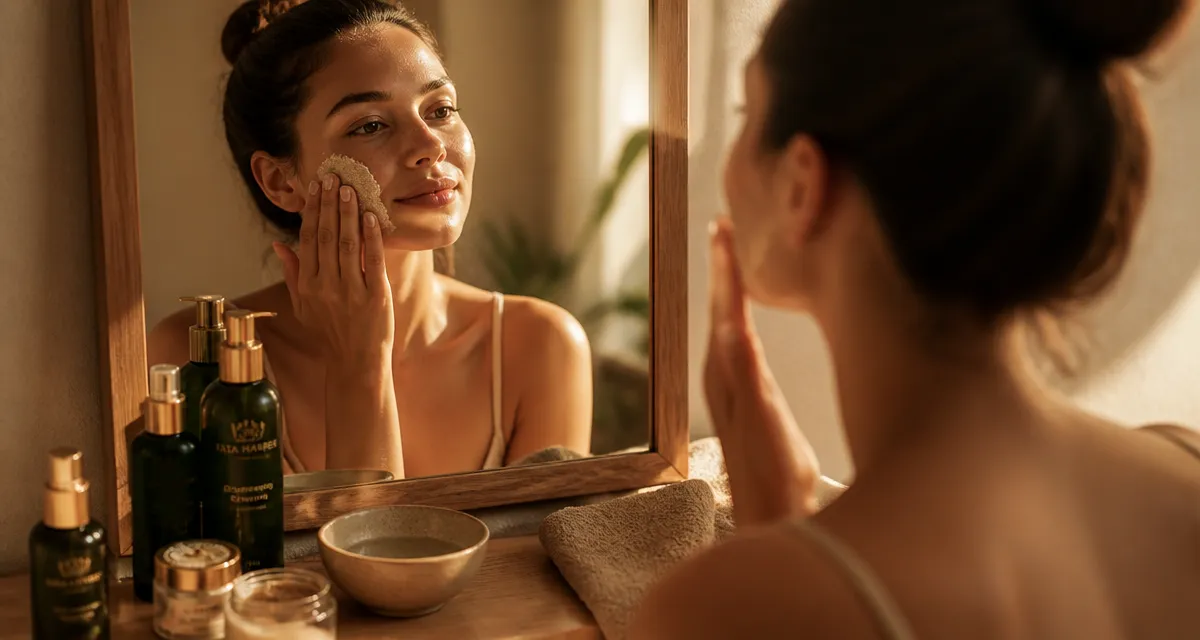 meilleur gommage visage femme applique crème