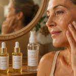 meilleure huile visage peau mature femme applique huile