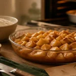 Recette avec des pommes : cubes dorés rôtis, cannelle